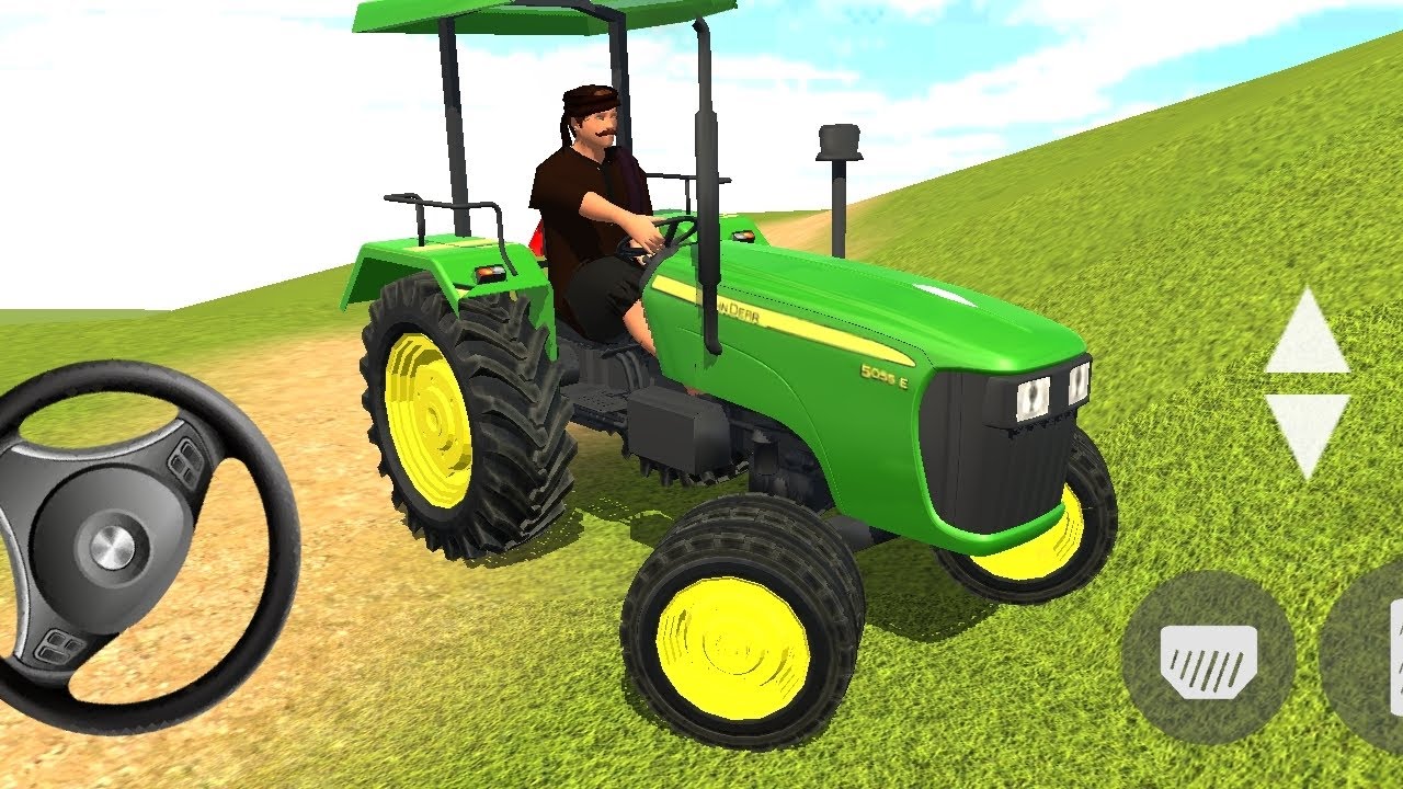 TRANSPORTING tractor driving 3d #fs22 John Deere tractor Offroding Android gameplay #gta5 #gtav