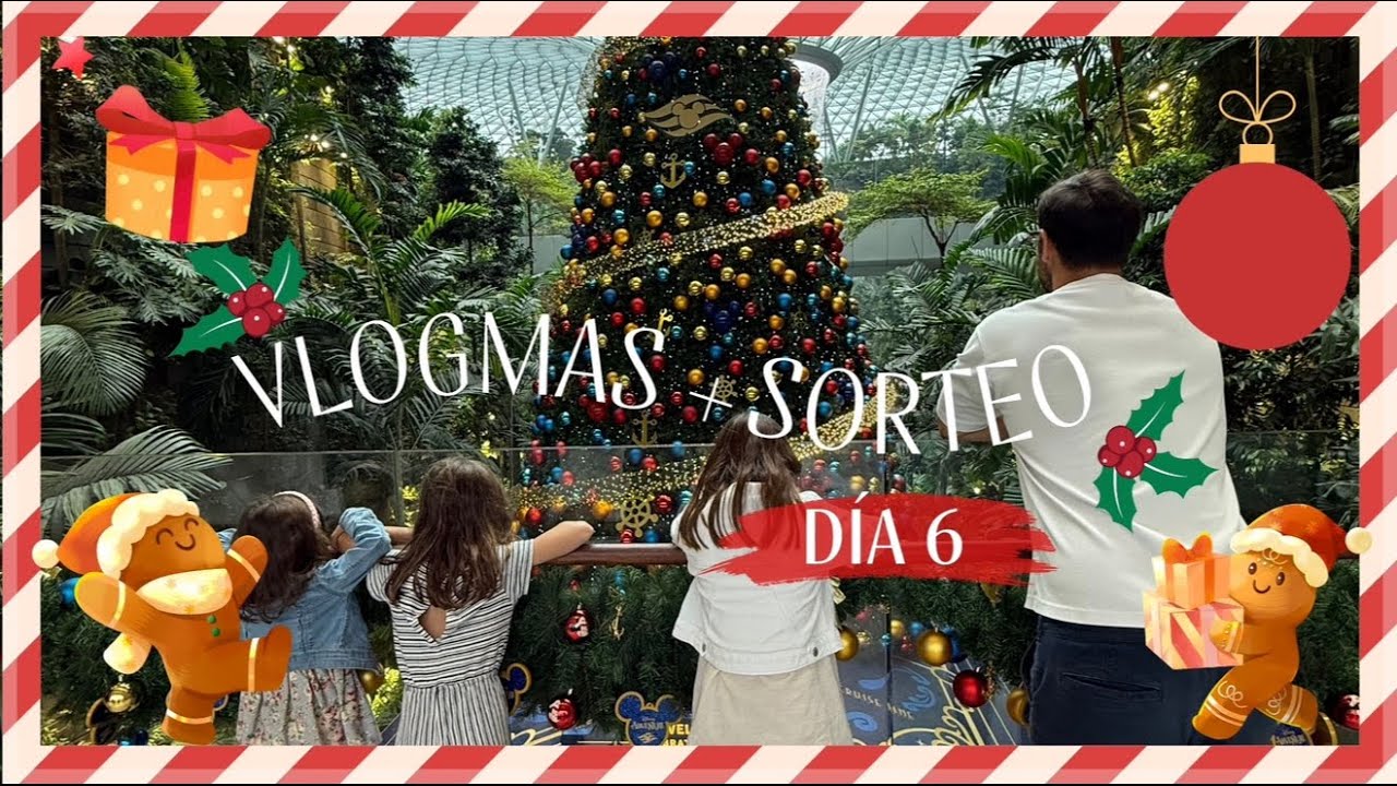 Dia 6 Vlogmas + Calendario de Adviento! Todo esto en un aeropuerto?