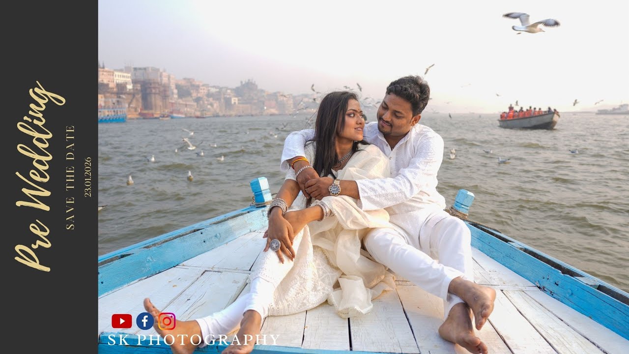 Benaras Prewedding Story of Kushal & Manali  presented by @skphotographyofficial 