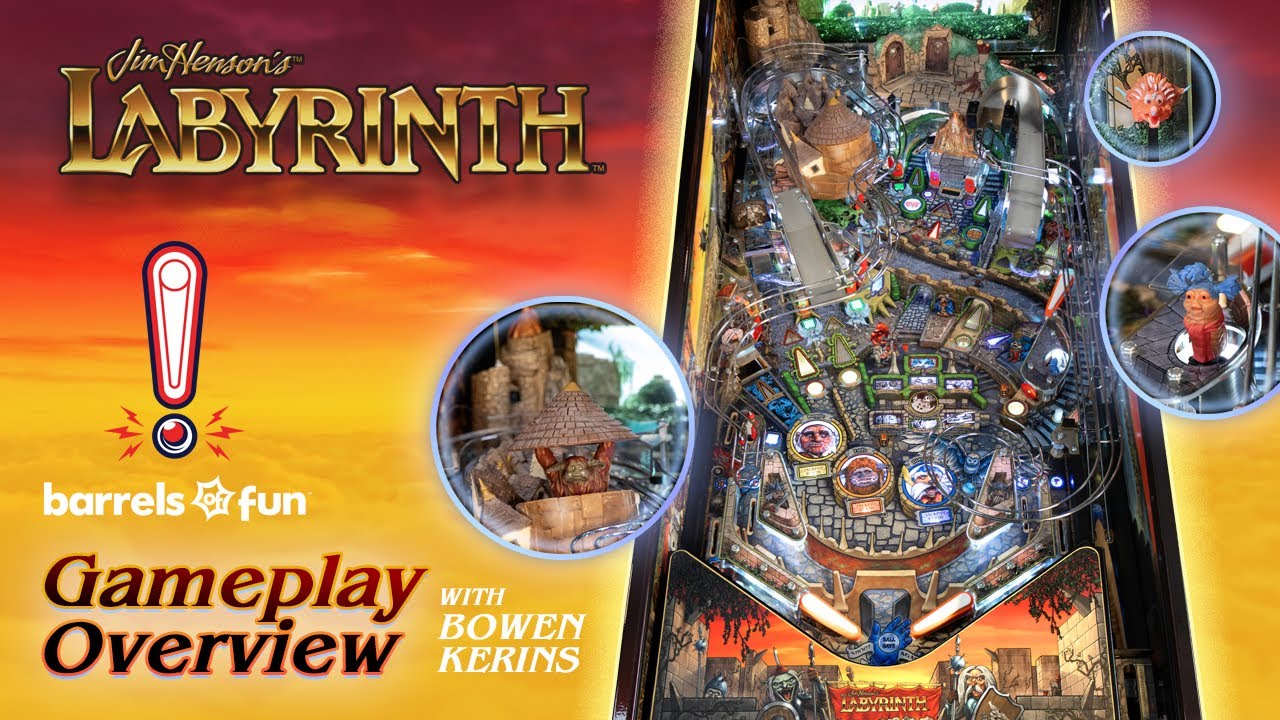 Jim Henson's Labyrinth Pinball Gameplay Overview With Bowen Kerins