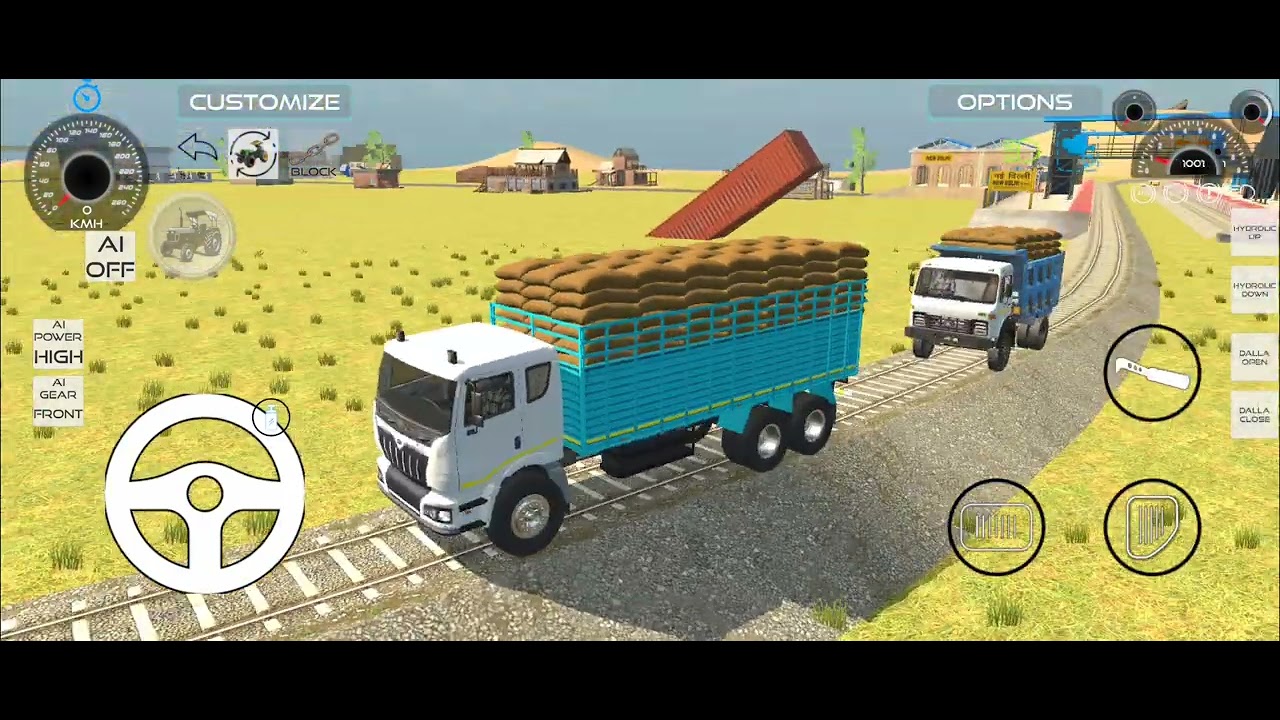Jcb Bori Track Gameplay ll offline game video ll Shubham Game A to Z #game 