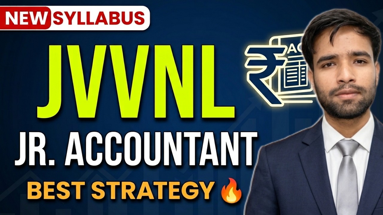 JVVNL Junior Accountant Detailed Syllabus 2026 | New Syllabus Released?