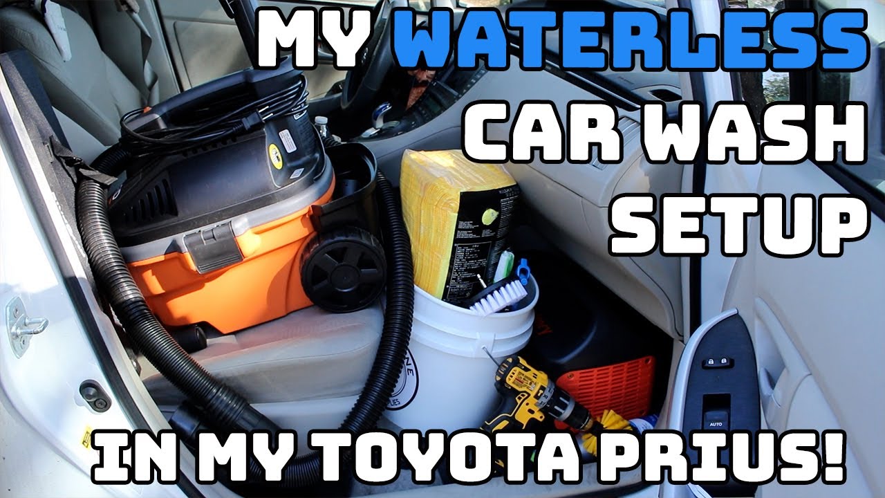 УСТАНОВКА МОЙКИ АВТОМОБИЛЯ БЕЗ ВОДЫ (В МОЕМ АВТОМОБИЛЕ TOYOTA PRIUS) — УСТАНОВКА БИЗНЕСА ПО МОБИЛ...