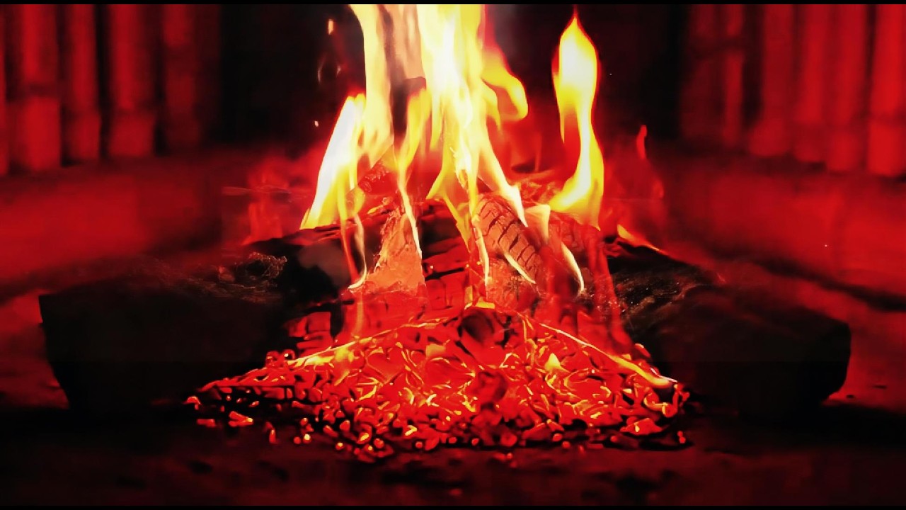🔥 Fireplace UHD! Real Fireplace Crackling Sounds (No Talking, No Music)