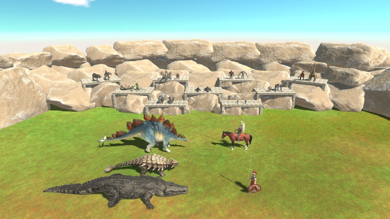 TAIL HITTERS TEAM vs MINI BOSS AND BOSS [THE SUSSY DOGUS Request] Animal Revolt Battle Simulator