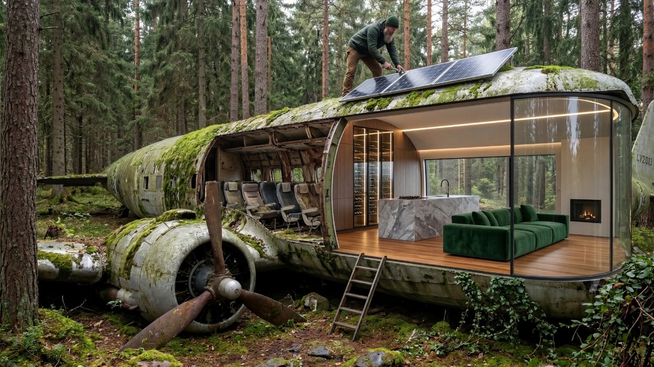 I Turned an Abandoned Airplane Into a Luxury Home