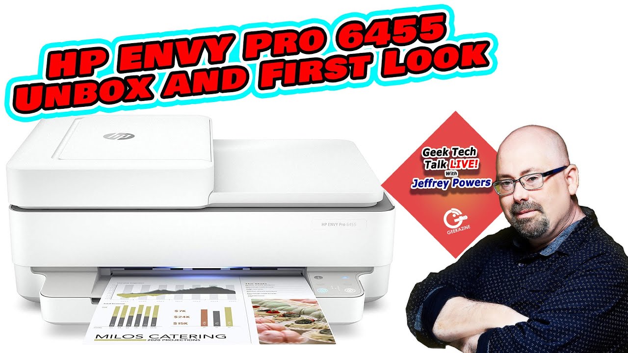 HP ENVY Pro 6455 Unbox and First Look