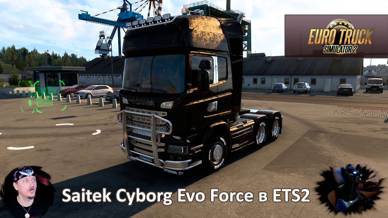 ДЖОЙСТИК Saitek Cyborg Evo Force работает в ETS2 под Windows 11 #ets2 #eurotrucksimulator2