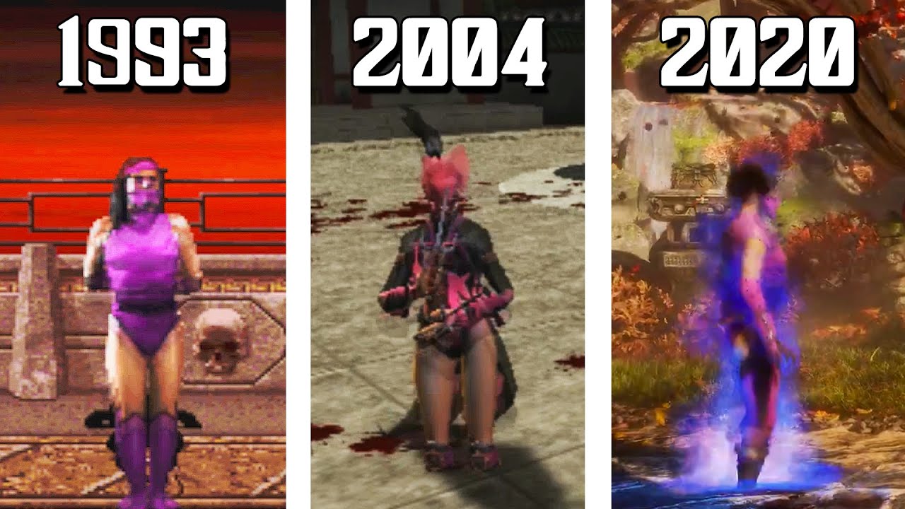 The Evolution of Mileena's Teleport Kick! (1993-2020)