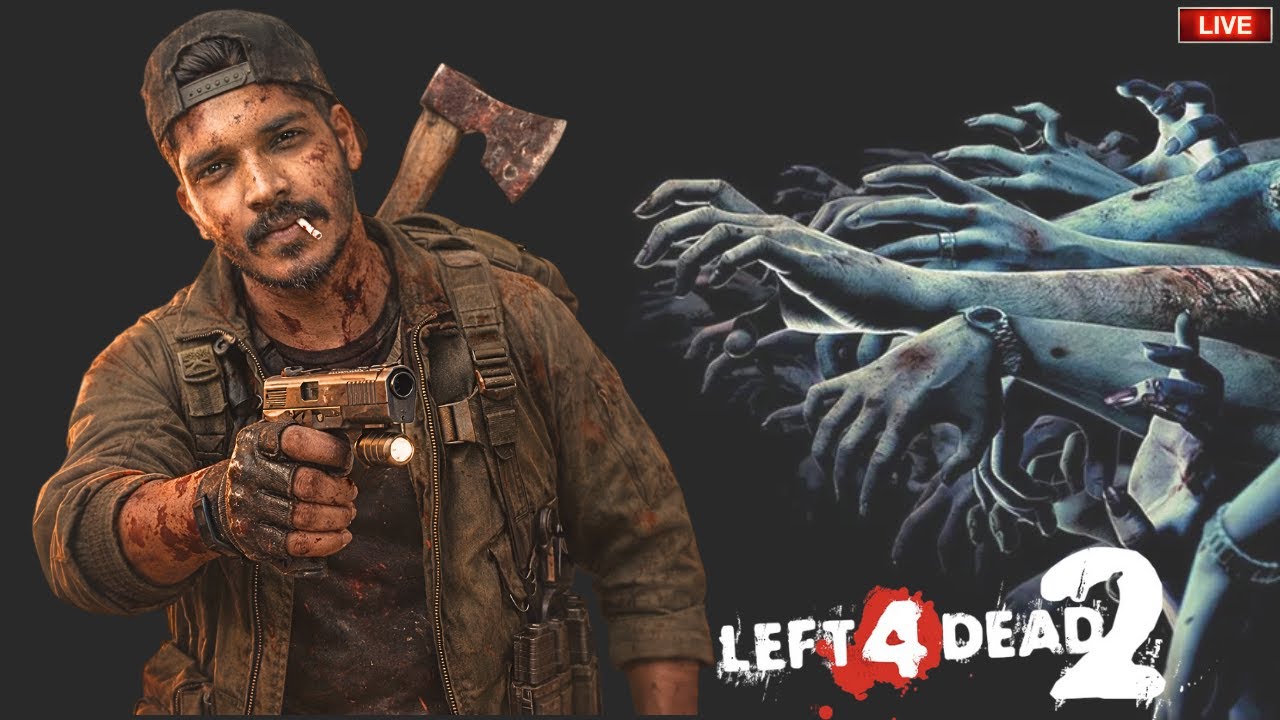 Hard Mode Dark Carnival Map With Squad | #left4dead2