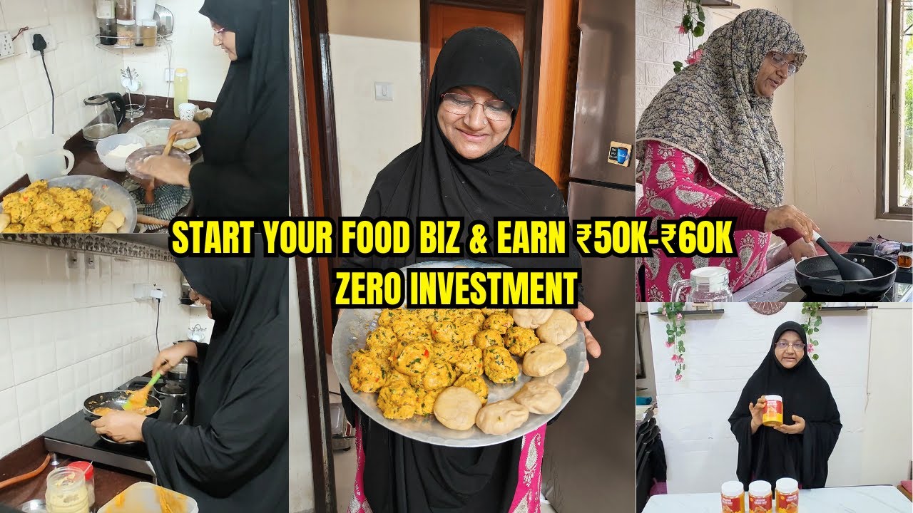 Start a Food Business & Earn ₹50K - ₹60K from Home! My Day of Hustle & Success!