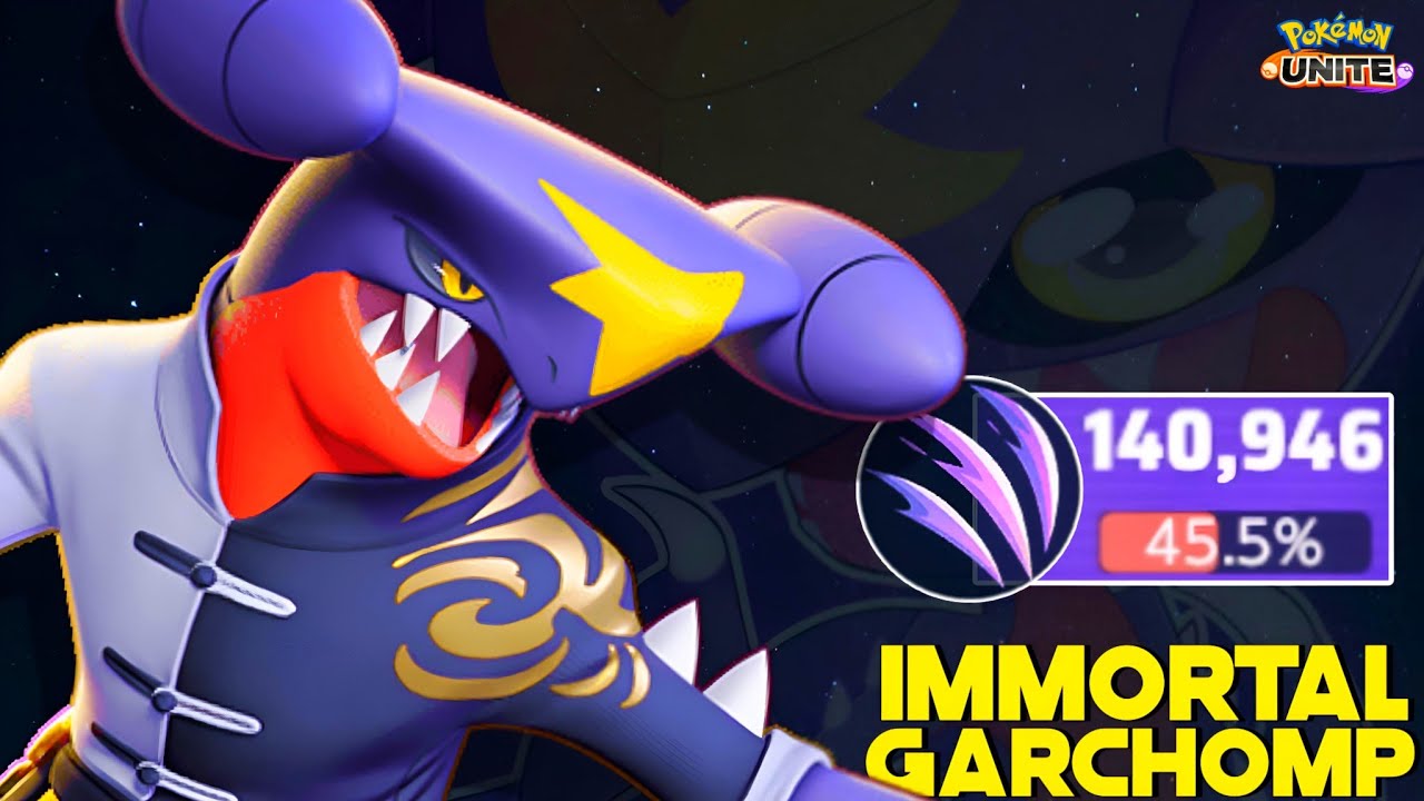 GARCHOMP 2vs8 CARRIED SOLO QUEUE WITH THIS IMMORTAL BUILD🥊 | POKEMON UNITE