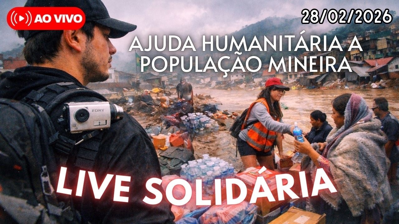 🔴AO VIVO | LIVE SOLIDARIA DIA 2 ENTREGANDO SUPRIMENTOS EM UBA | BORA AJUDAR!