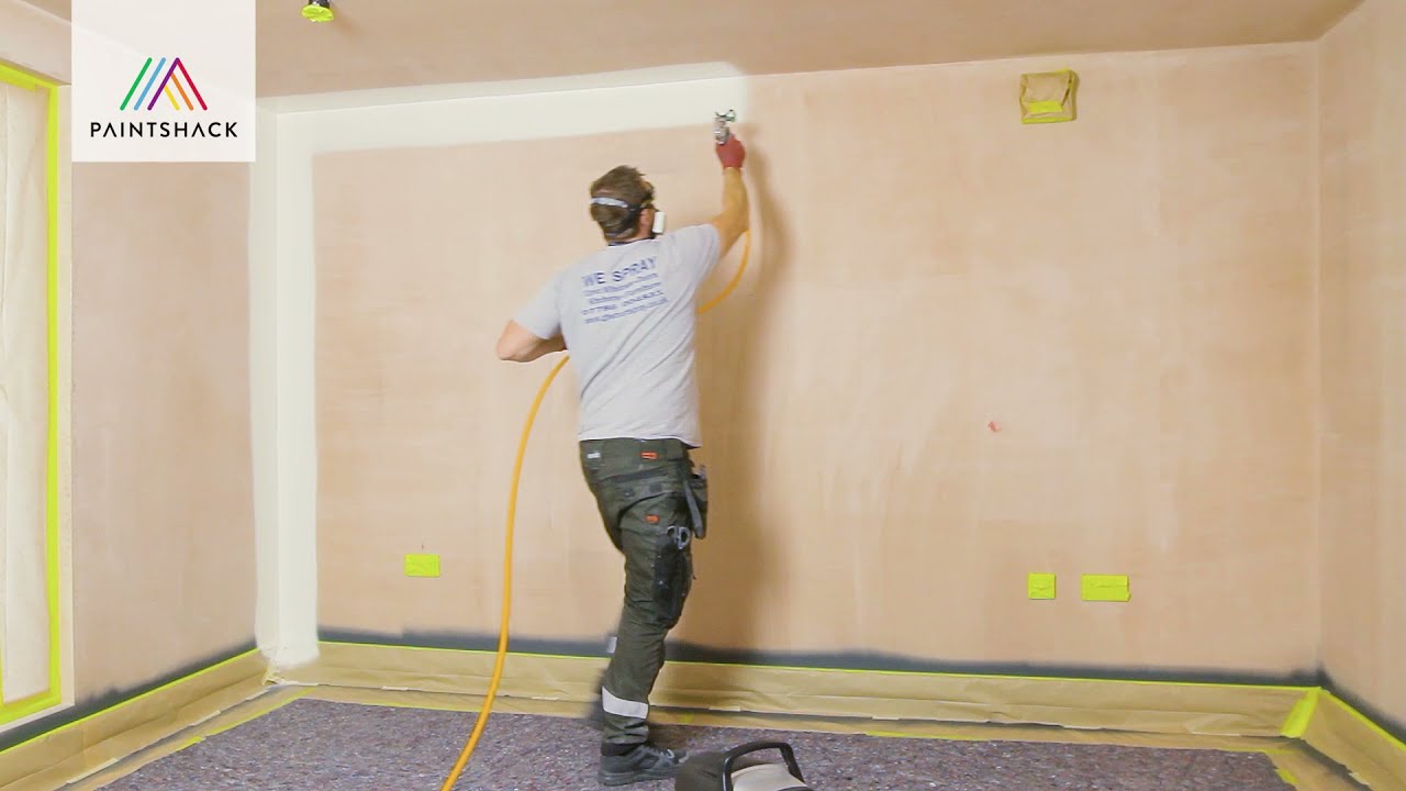 WAGNER PP90 Airless Paint Sprayer Caparol CapaSilan & Amphibolin with Masking Tape