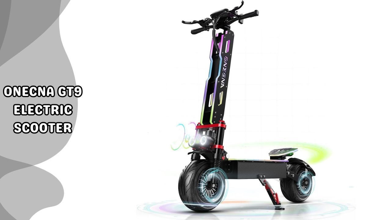 ONECNA GT9 Electric Scooter - 7000W Dual Motors - 70 Miles Range