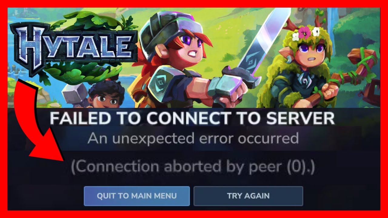 Как исправить ошибку Hytale 