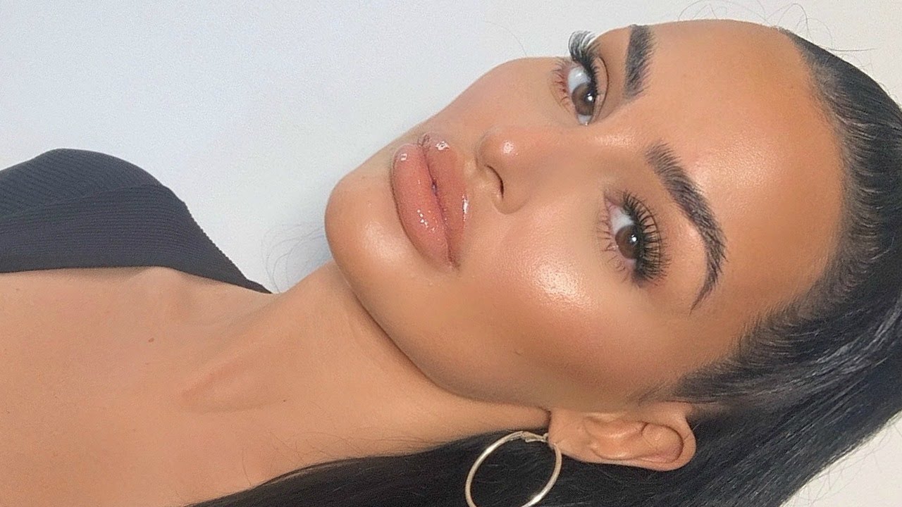 MY GLOWY SKIN ROUTINE USING NO FOUNDATION!