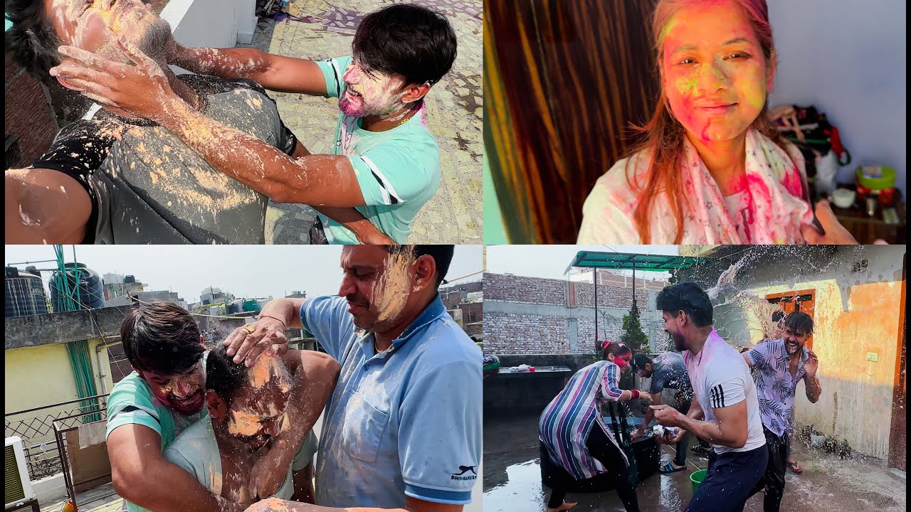 Holi Celebration in Sasural 😂