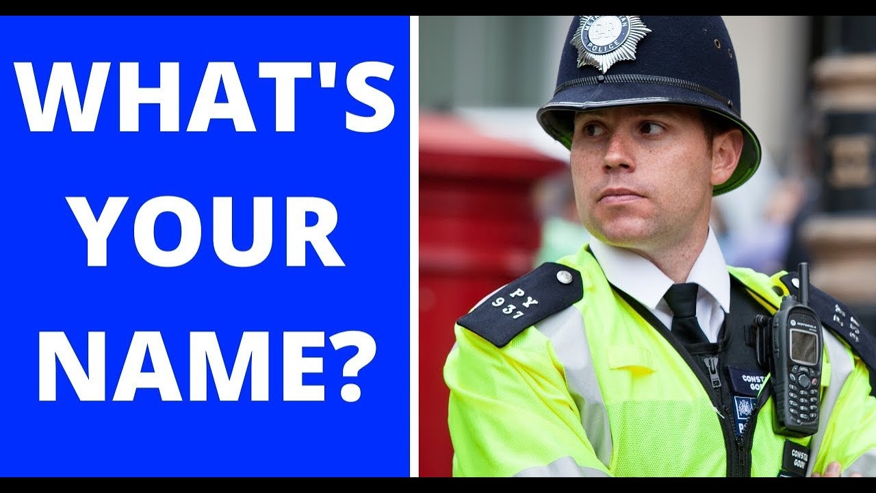 Can You Ignore it? and Can Police Demand Your Name?