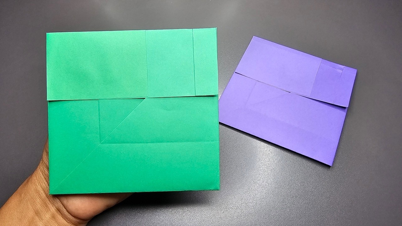 Mini origami envelope card tutorial | a4 paper origami envelope | BTB Paper