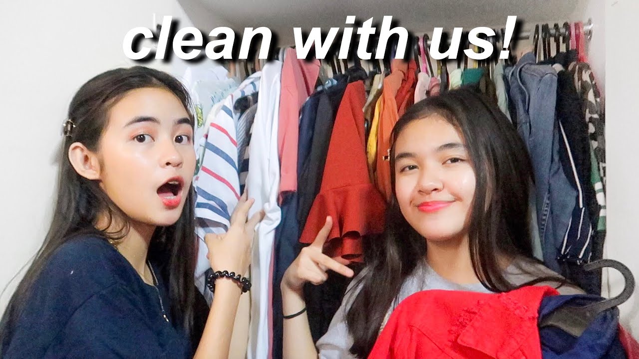 DECLUTTERING OUR CLOSET | Princess And Nicole