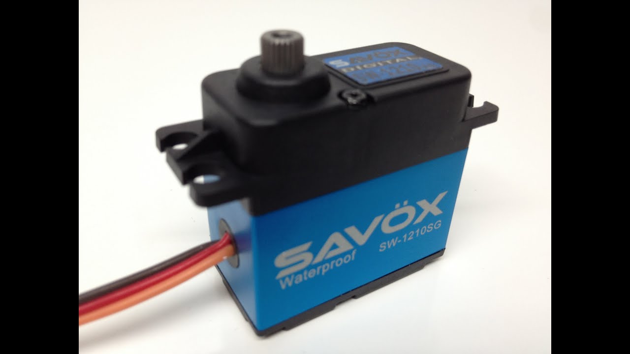 NEW!! Savox 1210SG WATERPROOF Servo unboxing!