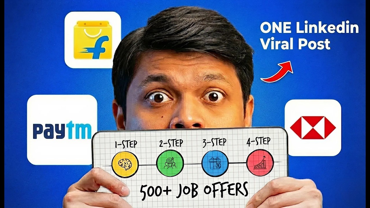 How ONE LinkedIn Post Got Him 500 Job Offers (Silicon Valley Viral) | Designers Should Know This!