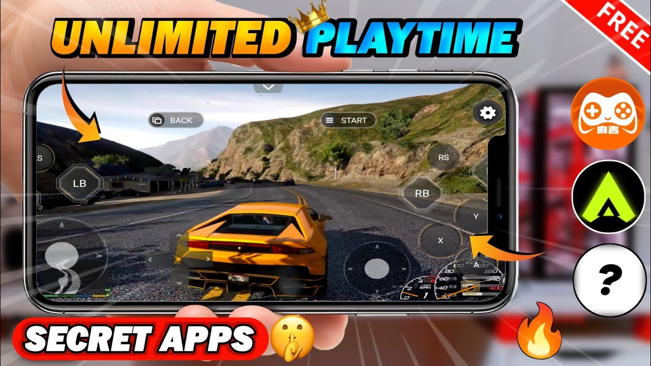 Top 3 Secret UNLIMITED TIME Cloud Gaming Apps 2025! 😱 Play PC Games on Mobile 🔥