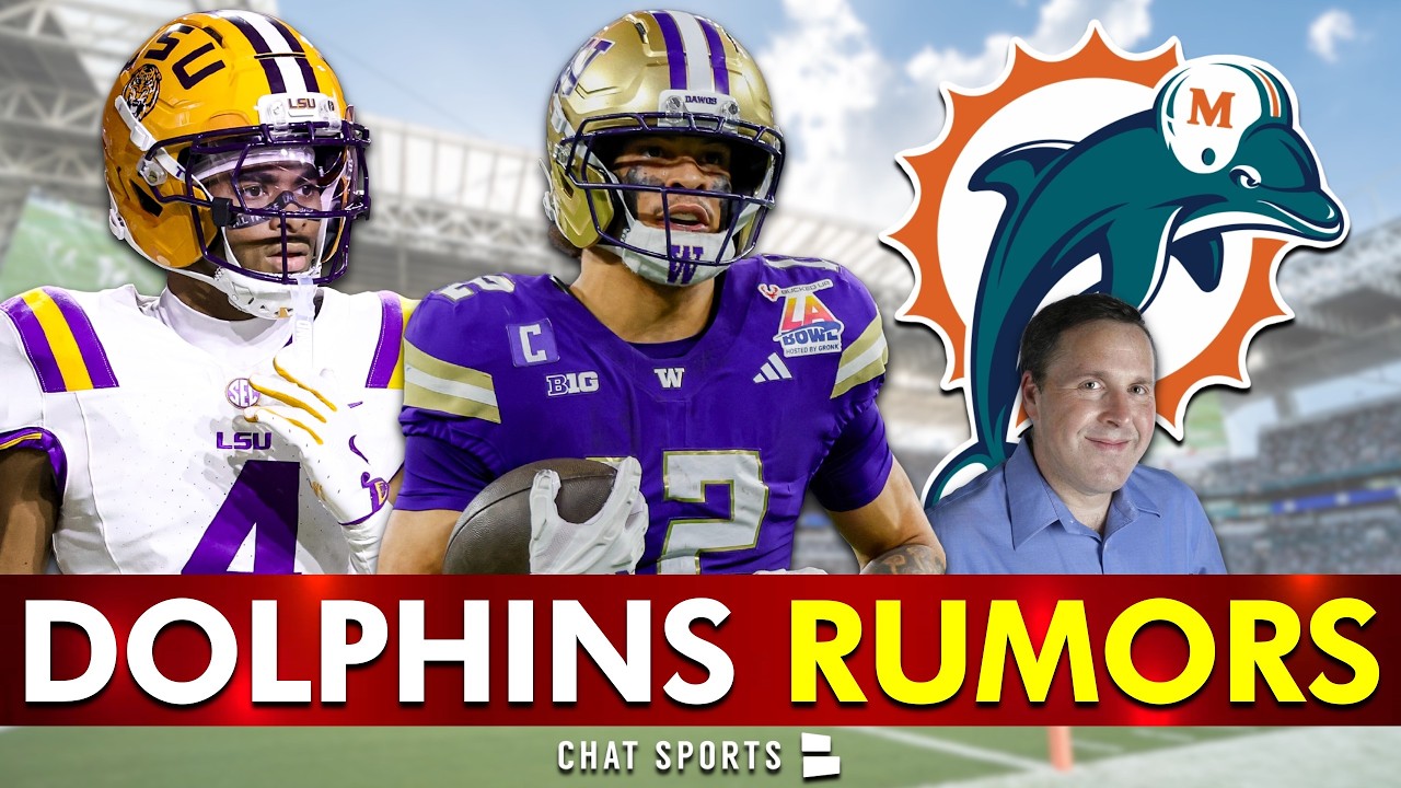 MAJOR Dolphins Draft Rumors via Barry Jackson ft. Mansoor Delane & Denzel Boston