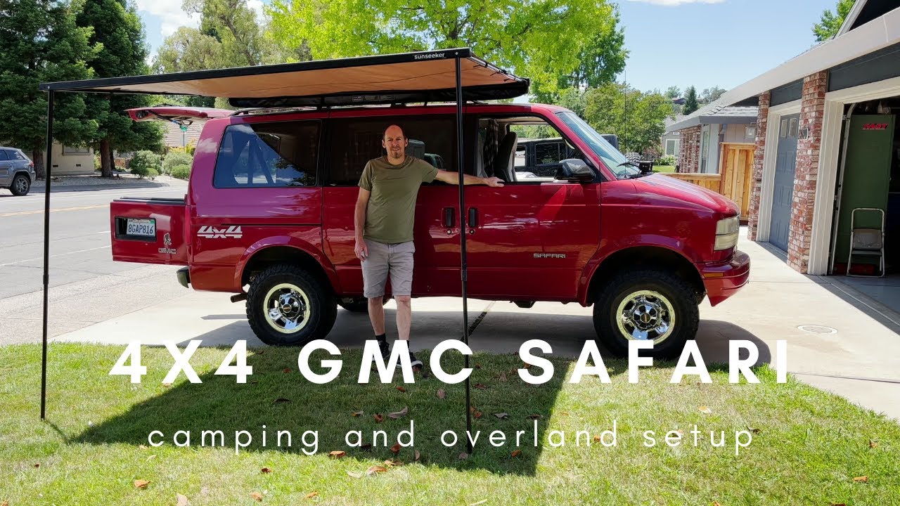 4X4 GMC Safari фургон для кемпинга и путешествий по бездорожью
