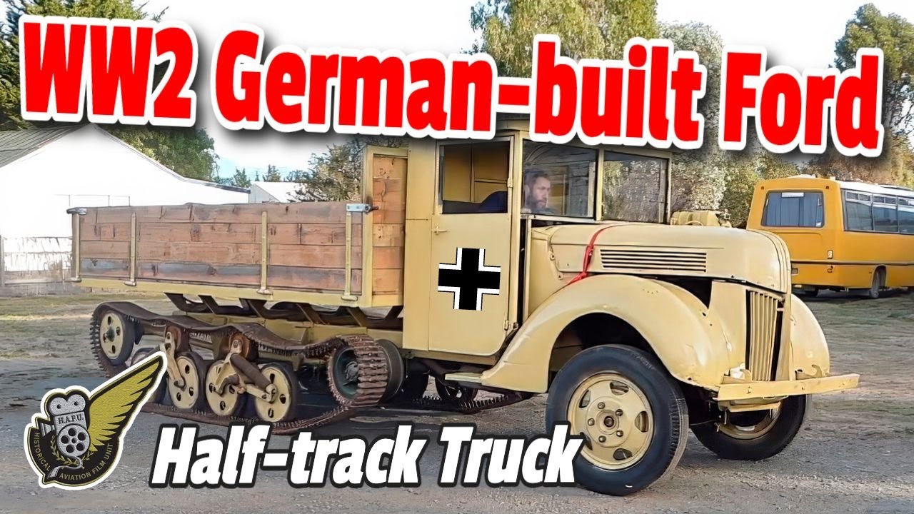 How A 1942 Ford Truck Became A WW2 German Half-Track – Maultier Replica