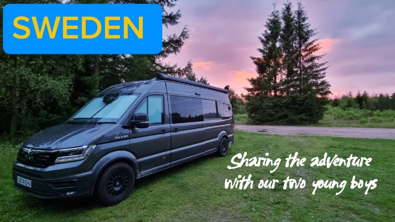 Scandinavian road trip in our Man tge lwb campervan takes us to Sweden.Cold war,carvings & cars.
