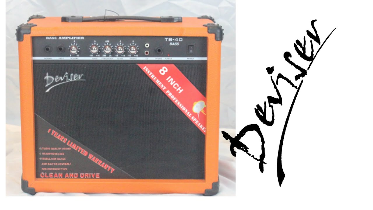 Deviser TB-40 Bass Amplifier Unboxing & First Sound Test | Budget Bass Amp Review