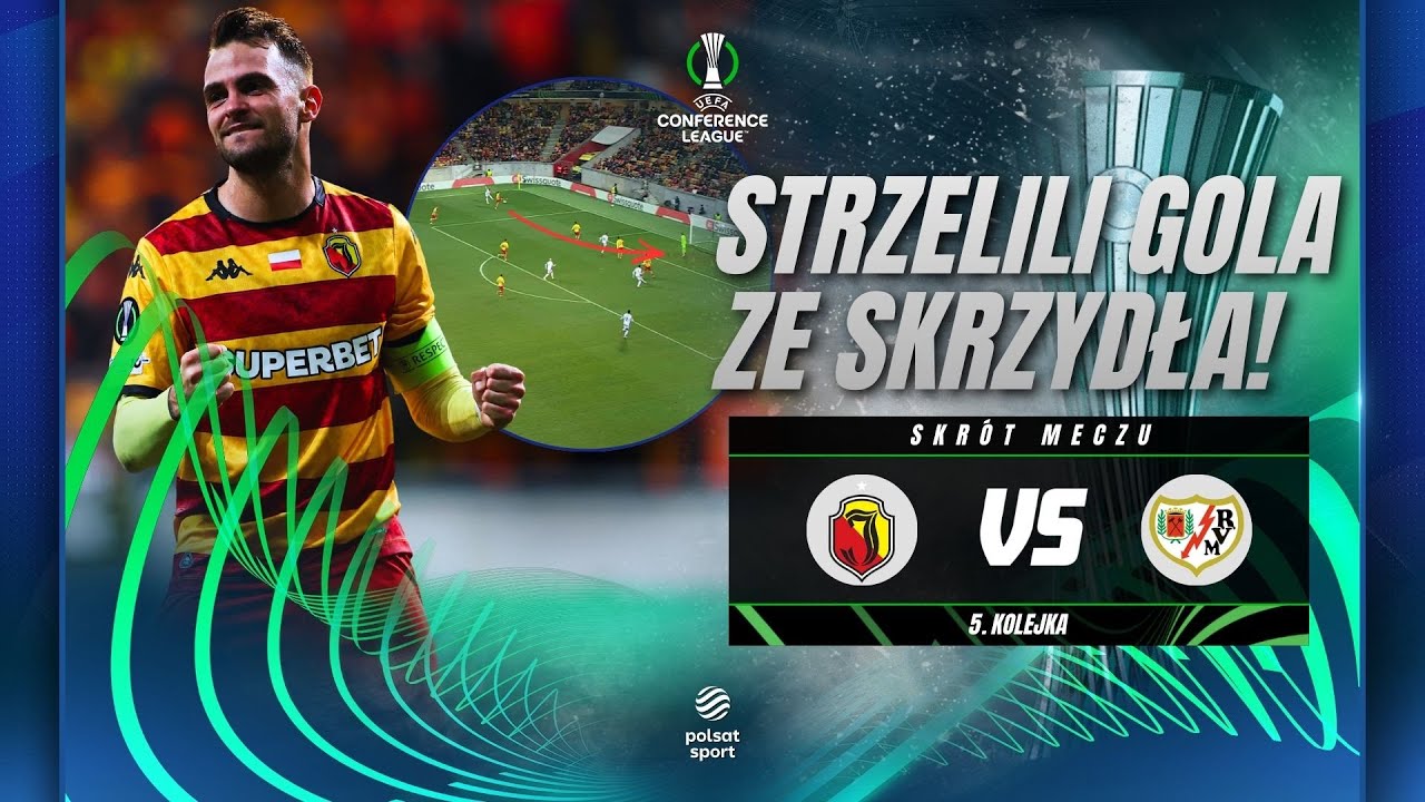 SKR&Oacute;T: JAGIELLONIA BIAŁYSTOK - RAYO VALLECANO | LIGA KONFERENCJI