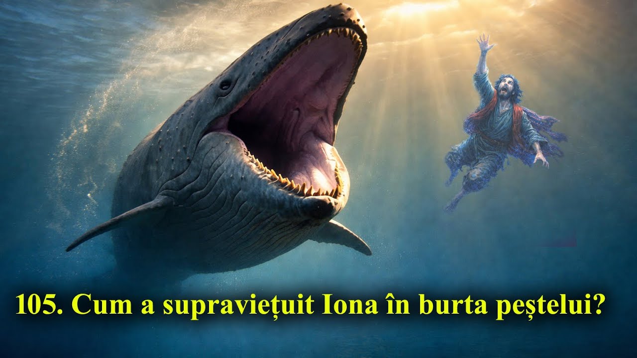 105. Cum a supraviețuit Iona în burta peștelui?