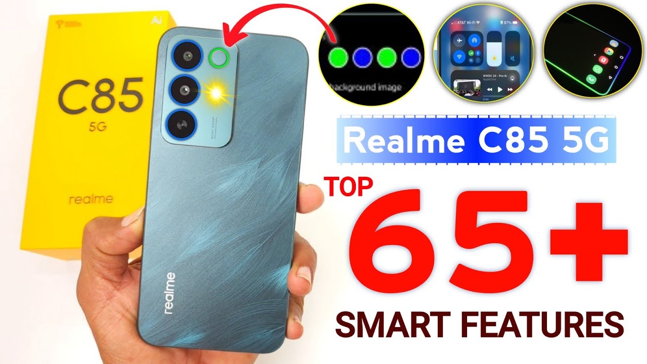 Realme C85 5G Tips and Tricks Hidden Features | 65+ Smart Features!