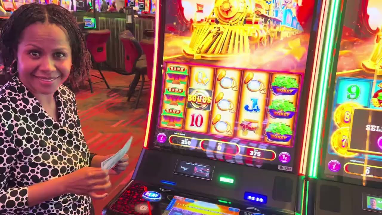 Trying My Luck on Railroad Riches – Small Bets, Real Fun #RailroadRiches #SlotMachine #SlotPlay