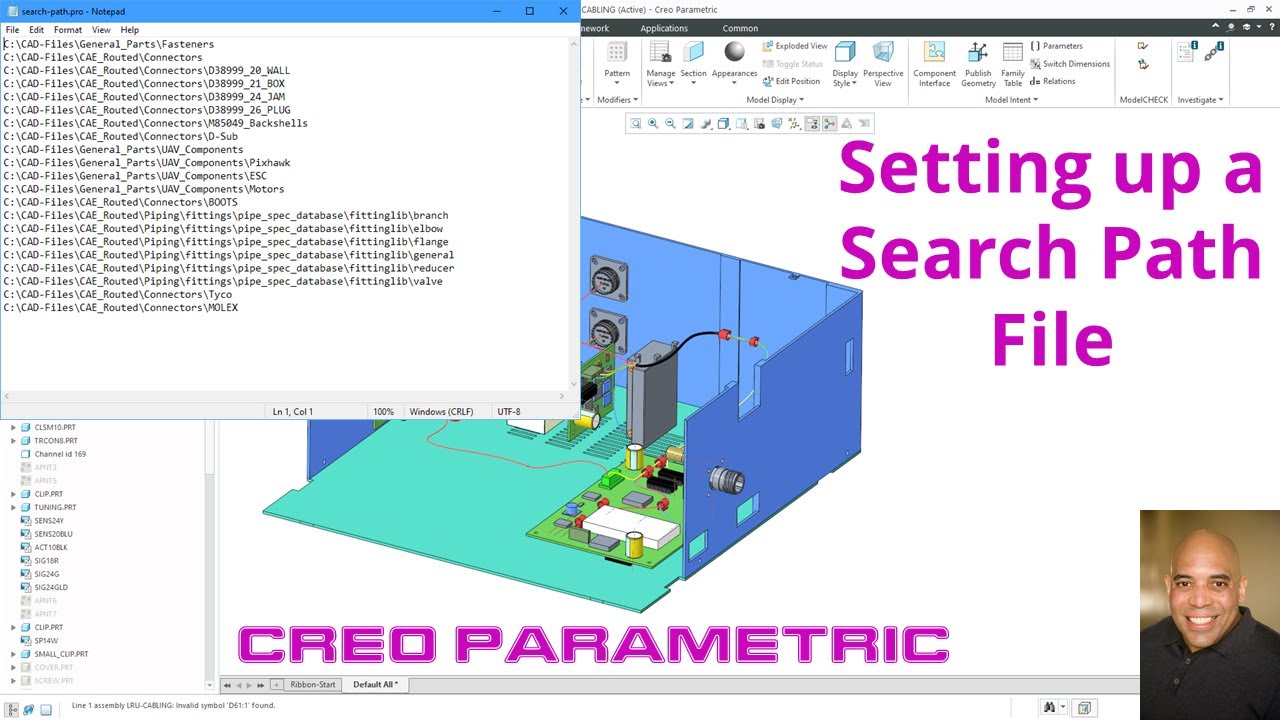 Creo Parametric — Файл пути поиска | Конфигурация