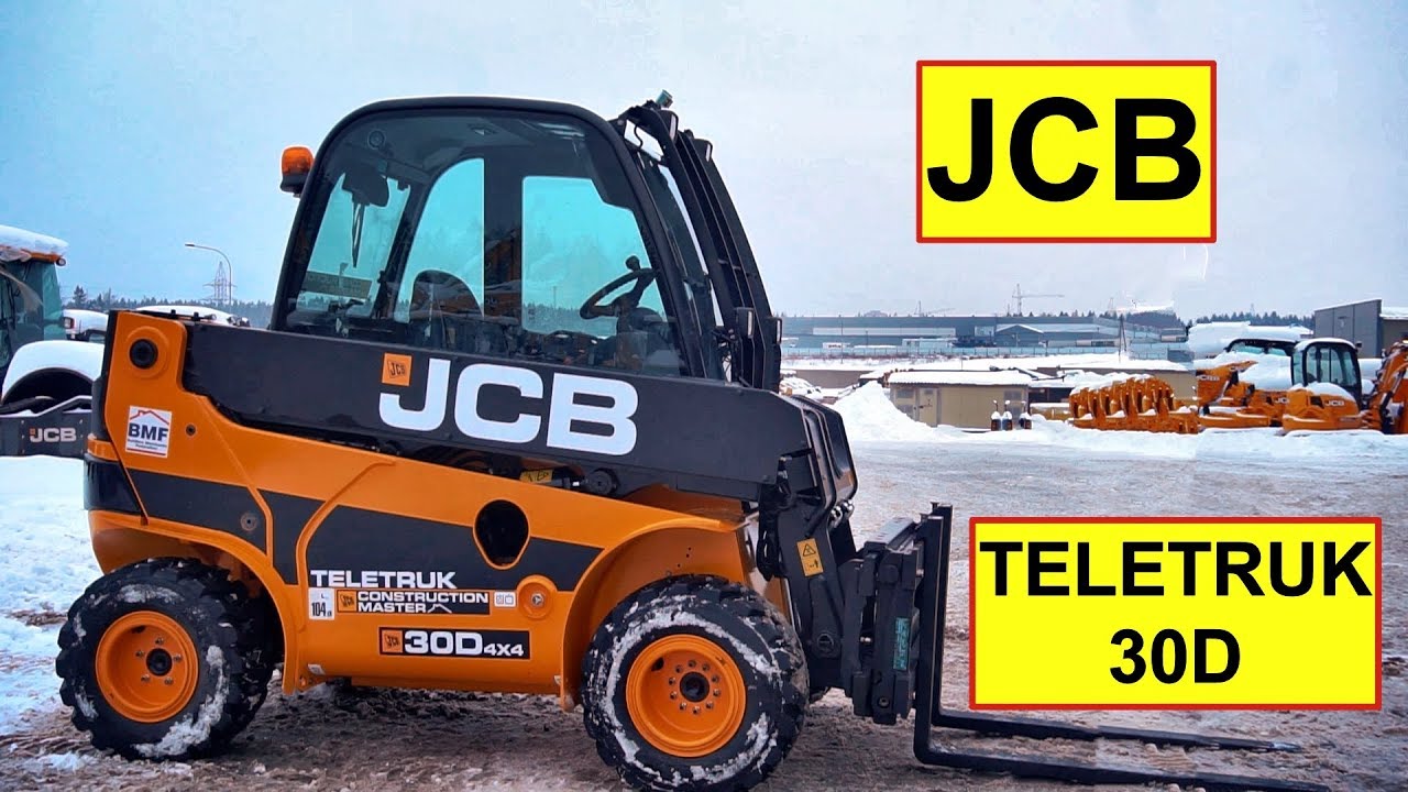 Обзор TELETRUK 30D — уникального погрузчика от JCB
