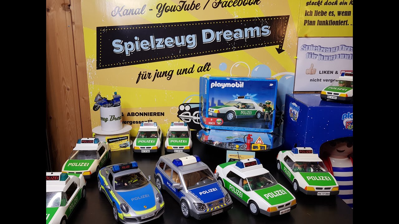 Playmobil Polizeiauto 3903 / Polizei Streifenwagen 6873 / Playmobil Porsche Polizeiauto 70067 / Test