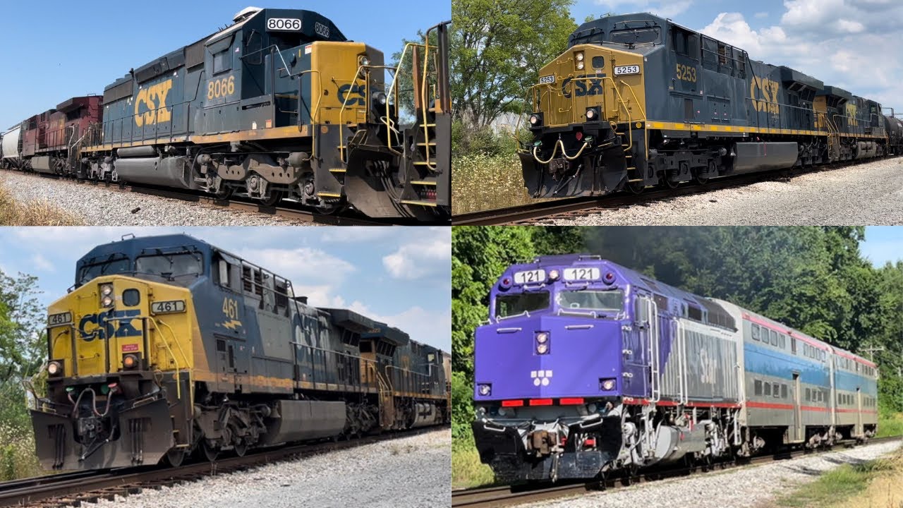 CSX & WeGo Star Trains in Nashville Area Feat. Great K5LA’s, YN2 Leader & YN3C!