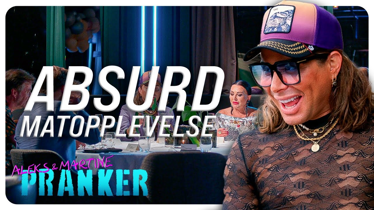 Lilli Bendriss lurer Erlend Elias på fine dining | Aleks og Martine Pranker | Prime Video Norge