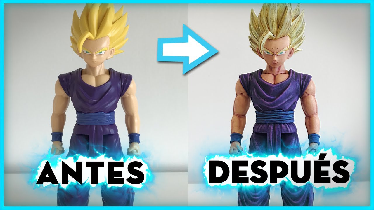 REPINTANDO a GOHAN Super sayian 2 (Dragon ball Z) CUSTOM FIGURE REPAINT
