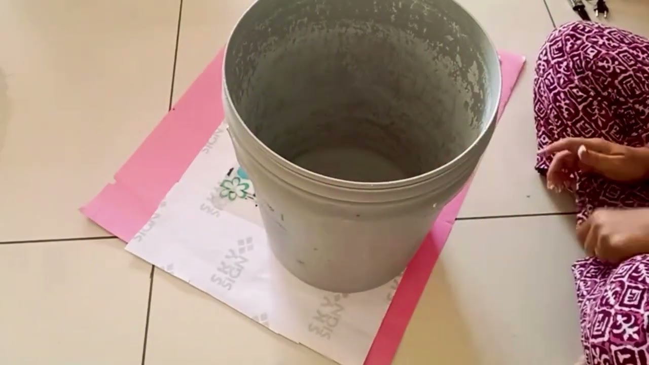 DIY Aesthetic Center & Corner Table from Old Bucket | Best Out of Waste Home Decor
