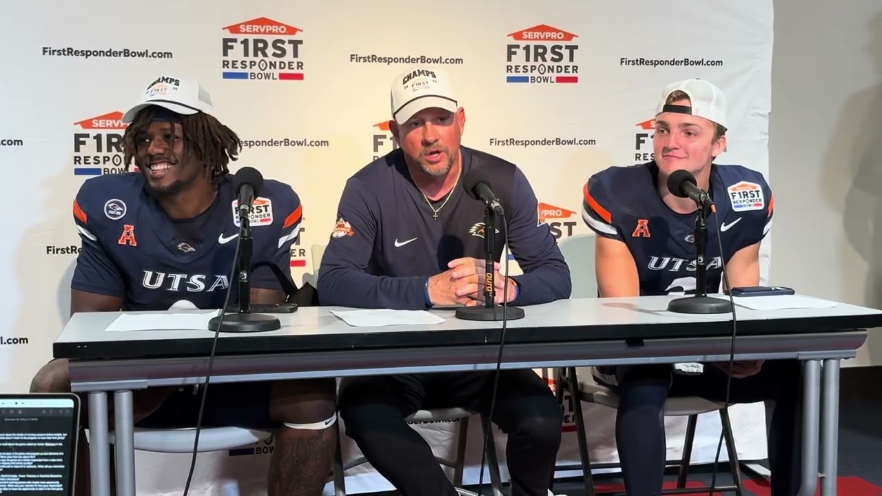 UTSA Football Postgame Press Conference 2025 First Responder Bowl 12.26.25