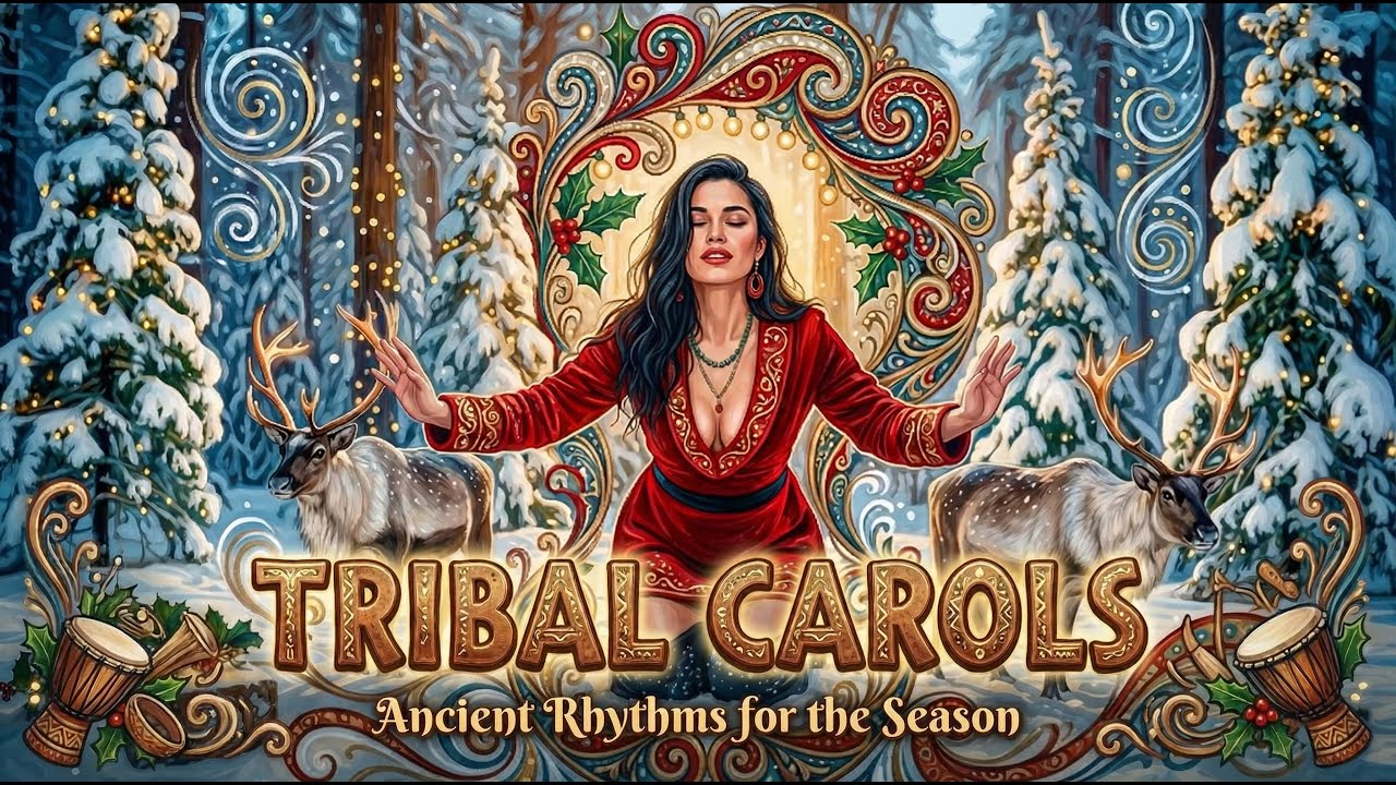 TRIBAL CHRISTMAS MUSIC ❄️ Ancient Yule & Shamanic Carols (Full Album) Ethno-Chill