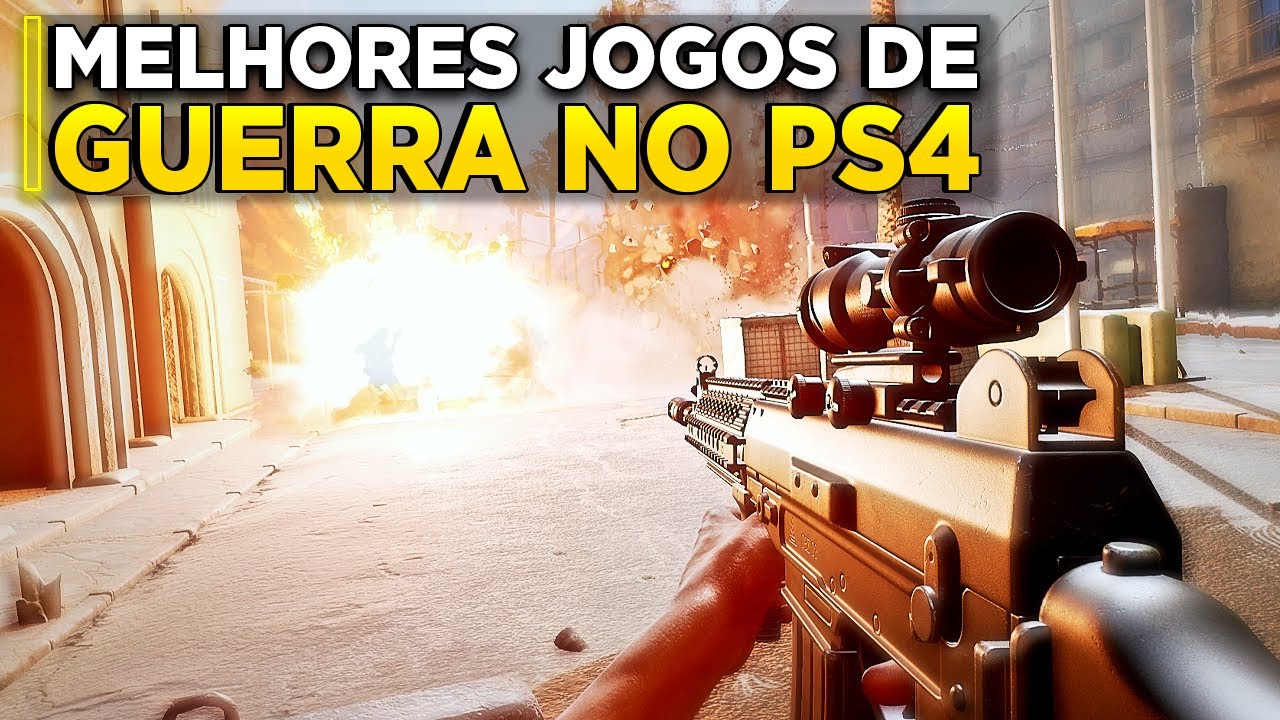 TOP 10 MELHORES JOGOS DE GUERRA PARA PS4