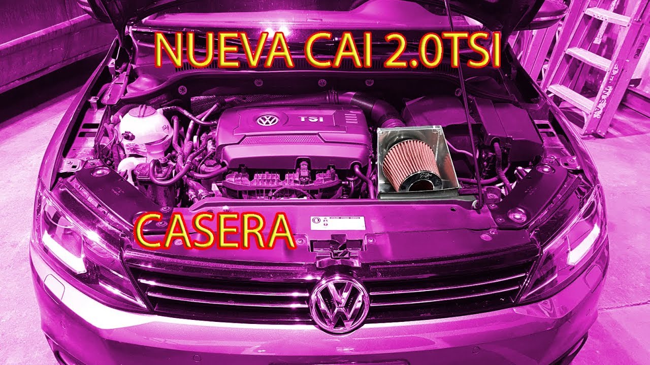 Nuevo Filtro  CAI 😎 Casero 😎 para el Vento Jetta K&N Cold Air Intake admision directa alto flujo