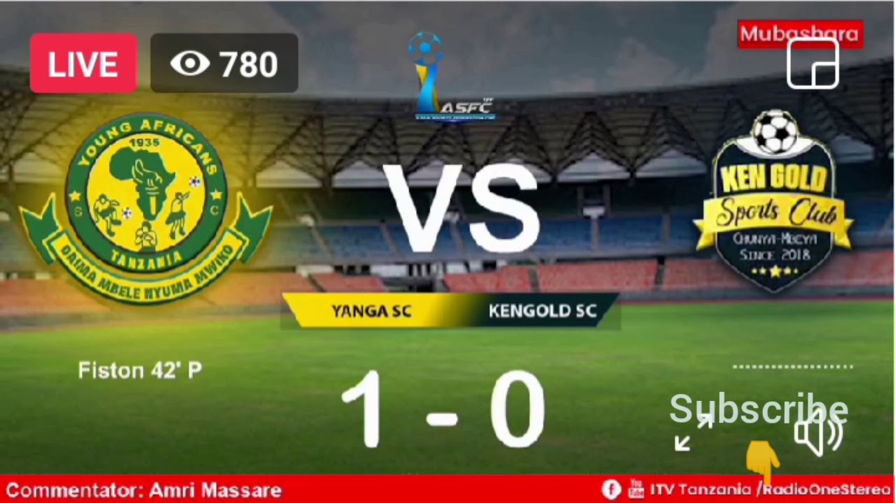#YANGA VS KEN GOLD FIRST LEG