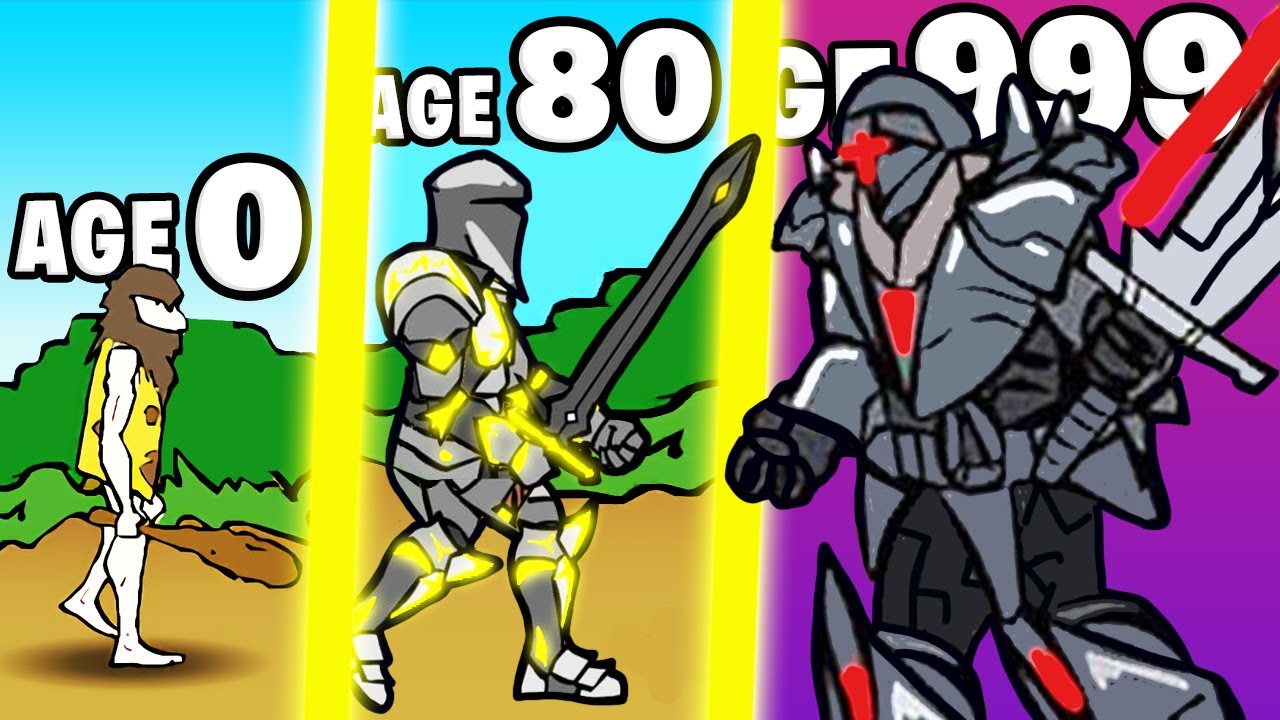 LA MEILLEURE ÉVOLUTION DE GUERRIERS POSSIBLE ?! (Age of War)